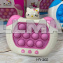 Дитяча електронна приставка консоль антистрес Pop it Hello Kitty